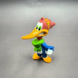 Rare Woody Woodpecker Walter Lanz Mini Fig Pvc Figure Aviator Goggles
